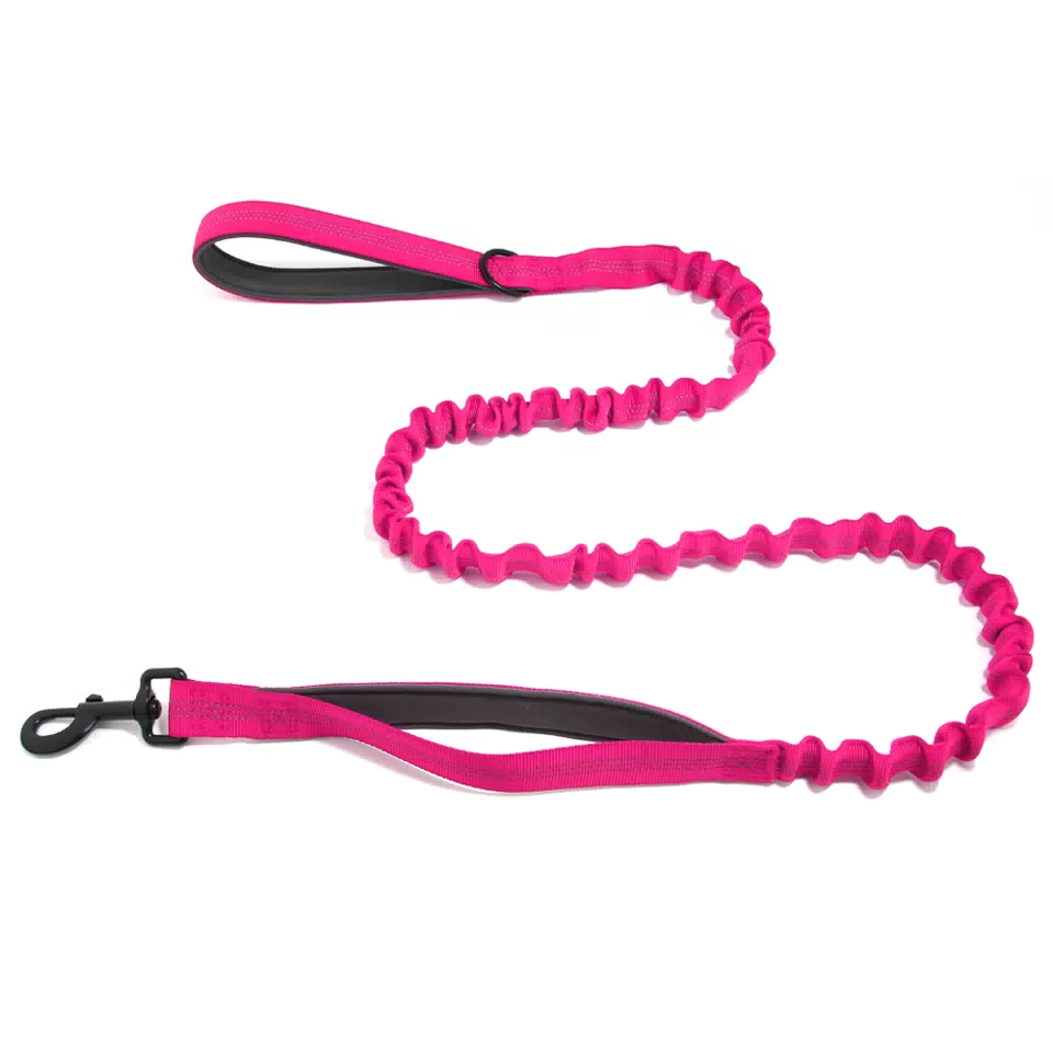 Tactical Slip Lead Dog Leash Rose Red