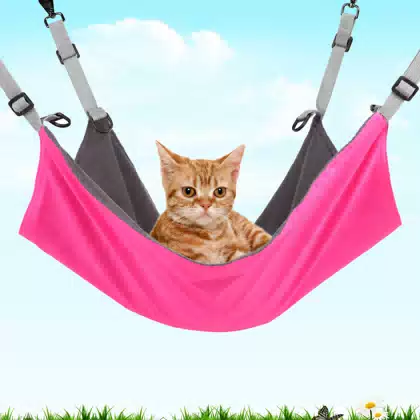 Reversible Plush Cat Hammock