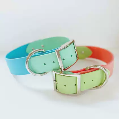 Waterproof Mix Color Print Adjustable Pvc Dog Collar Wholesale Heavy Duty Soft Rubber Pet Custom Logo Luxury Dog Collar De Perro