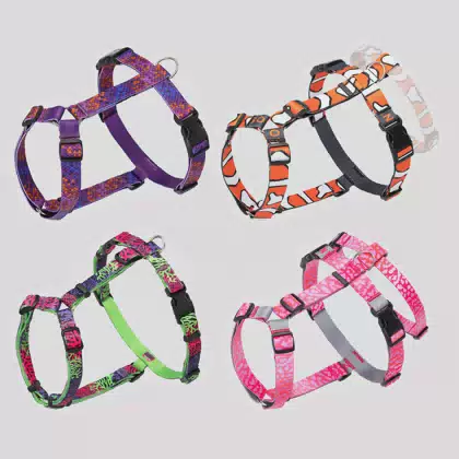Safety Pulling Personalized H Type Luxury Dog Vest Leash Set Manufacturer Wholesale Designer Lightweight Customized Pet Harness