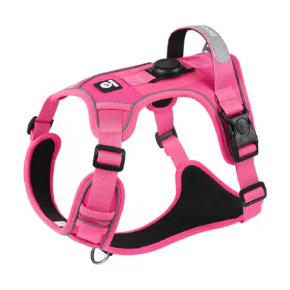 Custom Logo Adjustable Reflective Dog Harness No Pull Comfort Pet Vest Harness for Medium Large Dogs Pet Walking Accessories