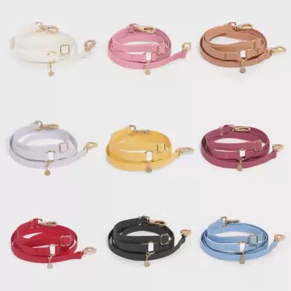 Custom Adjustable Waterproof Pvc Dog Leash 4-in-1 Dust-proof Convertible Crossbody 2 in One Hands Free Long Dog Leash