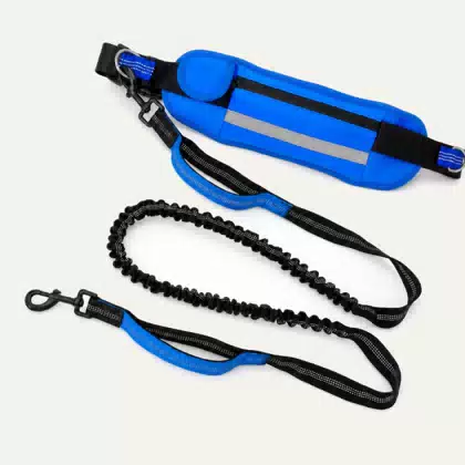 Hands-Free Running Dog Leash with Waist Pack