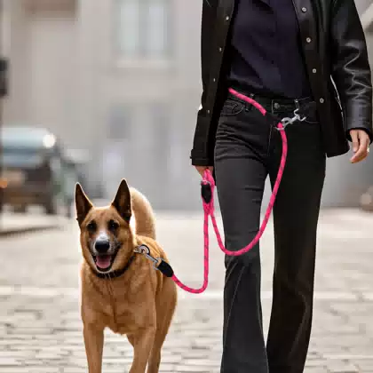 Extra-Long Nylon Dog Leash
