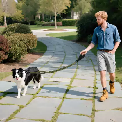 Padded Dual-Handle Shock-Absorbing Dog Leash