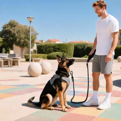 Heavy-Duty Elastic Nylon Dog Leash