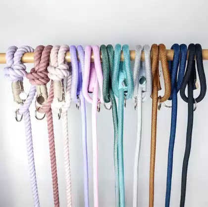 Handsfree PET Lead 5 in 1 Belt Waist Rope Cotton Leads Adjustable Slip Custom Braided Crossbody Hands Free Dog Leash for Running