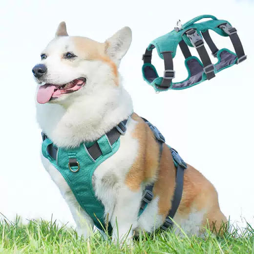 Shock-Absorbing Reflective Dog Harness Vest