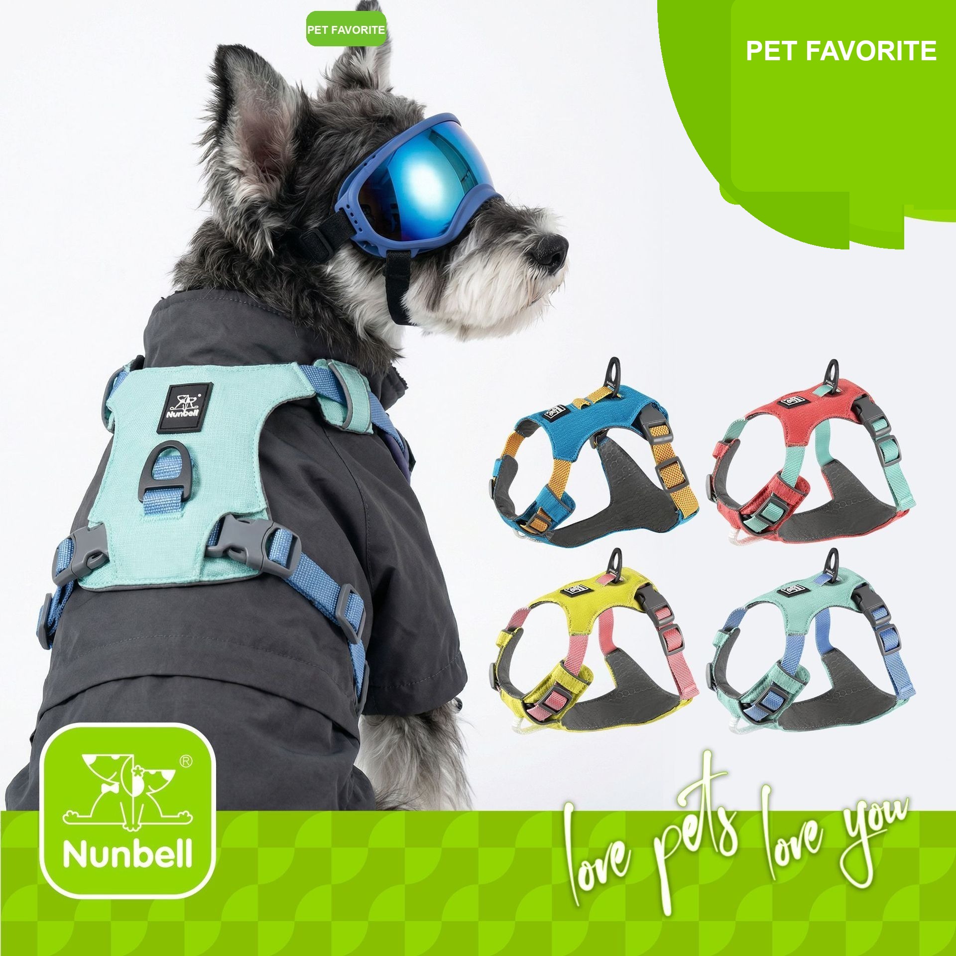 Reflective No-Pull Walking Harness & Leash Set